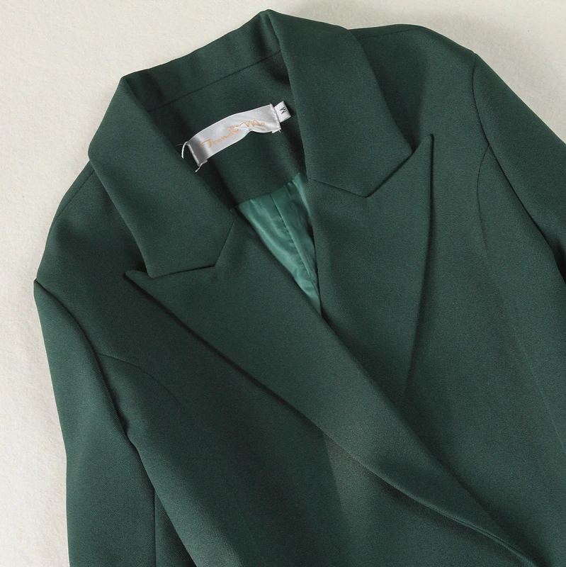 

High Quality Spring Autumn 2 Pieces Elegant Women Sets Female Slim Blazers And Pant Sets Office Casual Pants Suits Outfits WS49