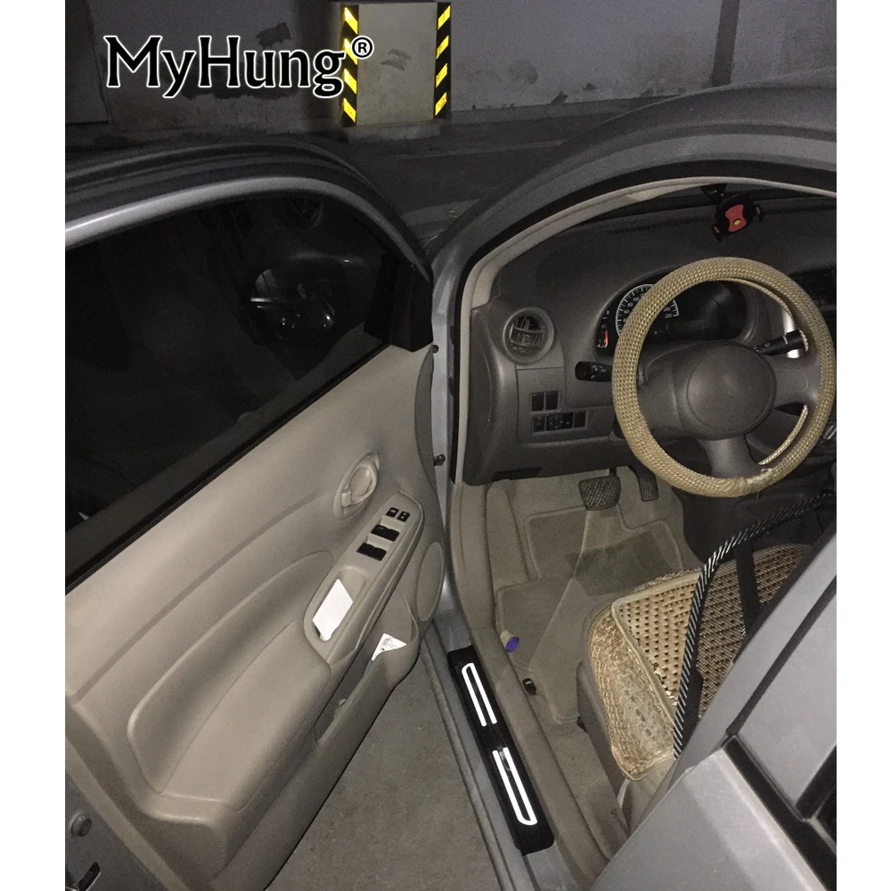 Светоотражающие наклейки на порог автомобиля из углеродного волокна для Honda JADE