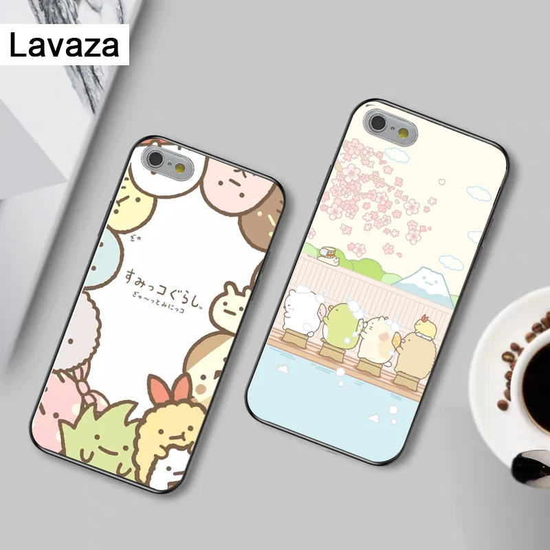 Силиконовый чехол sumikko gurashi Rilakkuma для iPhone 5 5S 6 6S Plus 7 8 11 Pro X XS Max XR | Мобильные телефоны