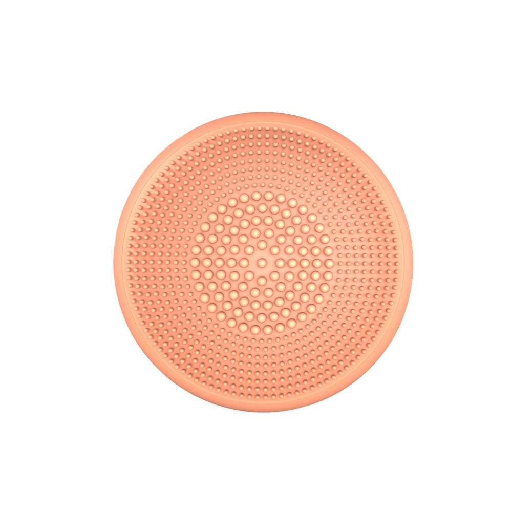 orange Новая силиконовая Косметическая моющая Подушечка Для лица отшелушивающая кисть для чистки лица Мягкая глубокая очистка лица кисти - Цвет: orange