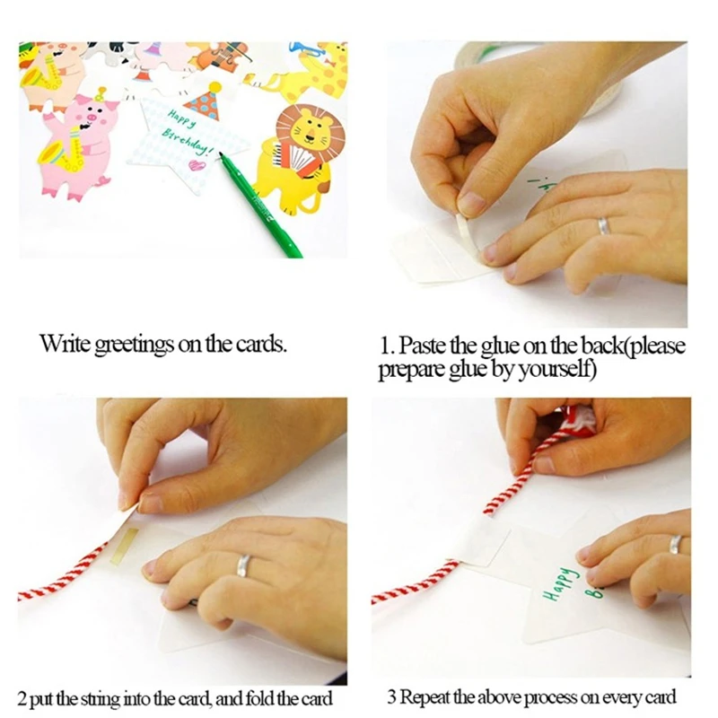 1 комплект флагов в виде свиньи Пеппы из джунглей Детские вечерние украшения на