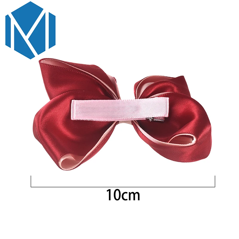 Милые заколки для волос с большим бантом из ленты девочек милые детские
