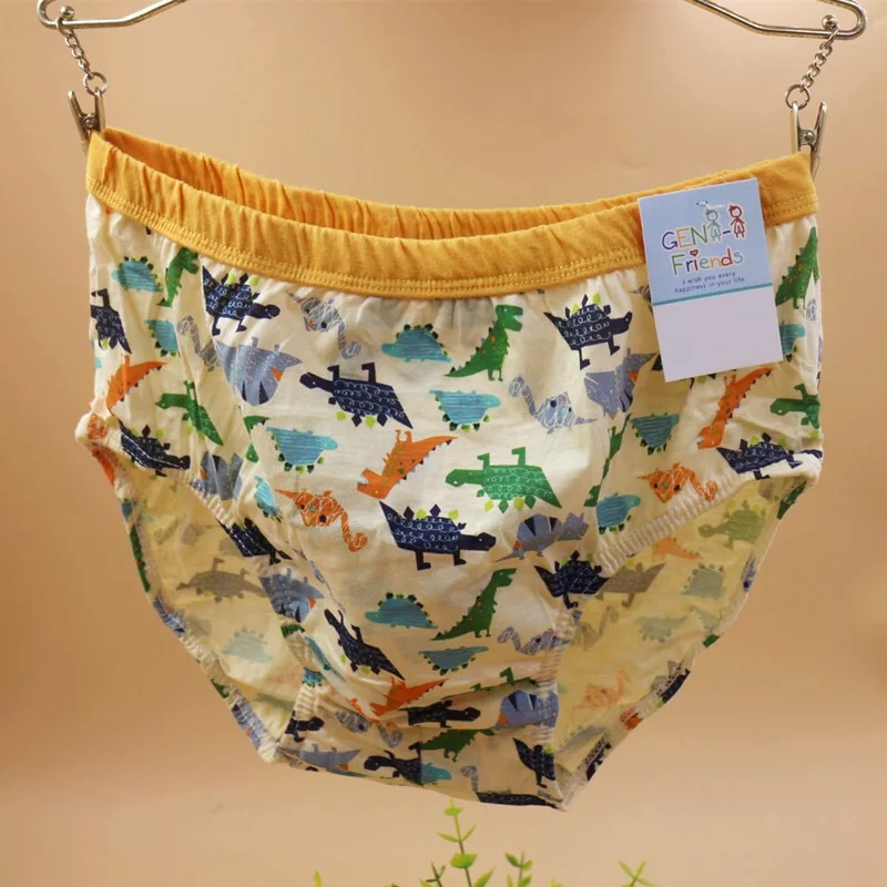 

New 5pcs/lot Soft Children's Boxer Summer Children Boys Underwear Cute dinosau Kids Underwear Briefs Pants Underpants 3-13Y