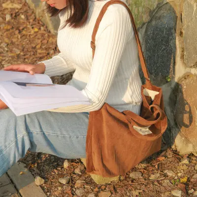 Женская сумка из вельветовой ткани новая Корейская версия толстая