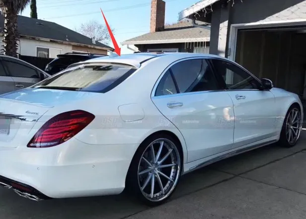 Для Benz E-Class(W213) Sedan спойлер E320LE260LE300L задний стеклянный верхний спойлер FRP материал автомобильное крыло для W213 4 двери