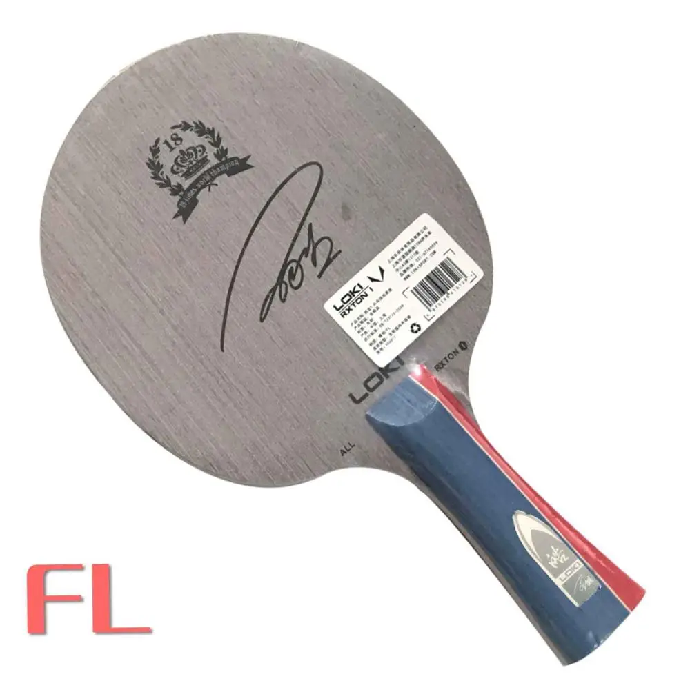 FL long handle Wang Hao LOKI RXTON 1 лезвие из чистого дерева для настольного тенниса/лезвие для пинг-понга/бита для настольного тенниса - Цвет: FL long handle