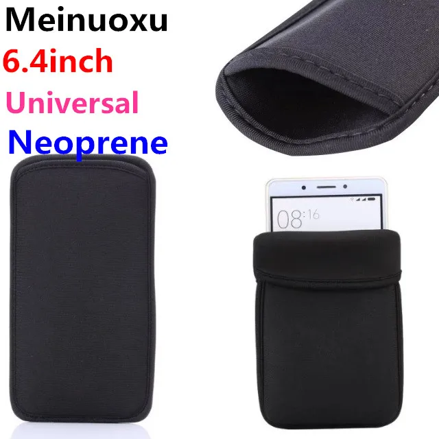 For 6.4inch 4,"~ 6,4" дюймов Универсальный неопреновый чехол сумка чехол для iphone 11 Pro Max XR XS Max 8 Plus для Galaxy Note 10 S10 PLUS S10e - Цвет: For 6.4inch