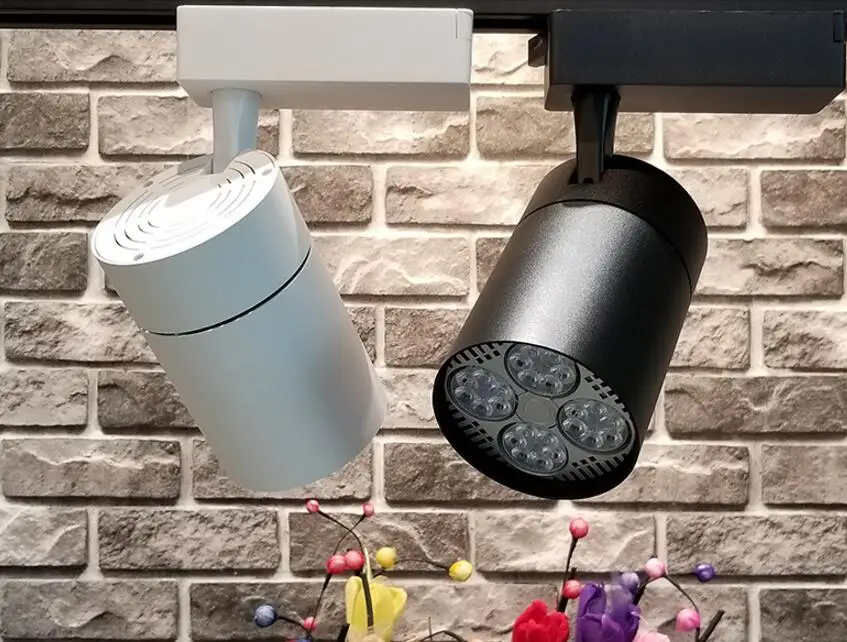 35 Вт 40 E27 PAR30 светодиодные рельсы AC85V 265 V прожектор Регулируемая рельсовая дорожка