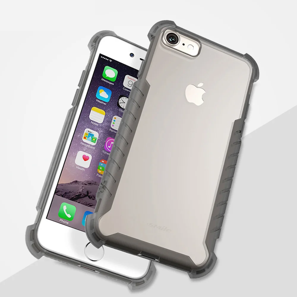 Противоударный пылезащитный прозрачный силиконовый чехол для iPhone X XS XR Max 8 7 6 S Plus
