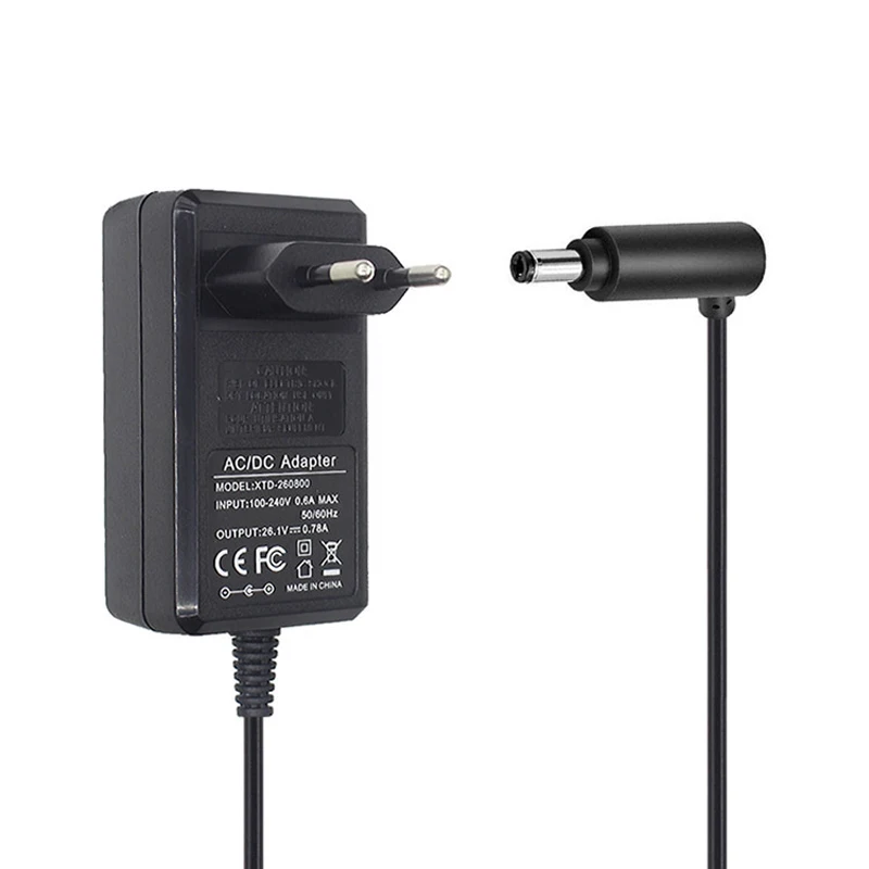 Адаптер для зарядки с вилкой EU DC 26,1 V/0.78A для Dyson V8 V7 V6 DC58 DC59 DC61 DC62 DC74 пылесос для замены Зарядного устройства