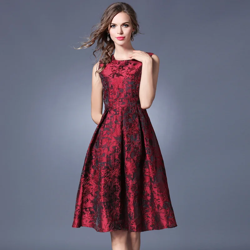 Женское платье жилет с принтом плиссированное для особых случаев выпускного