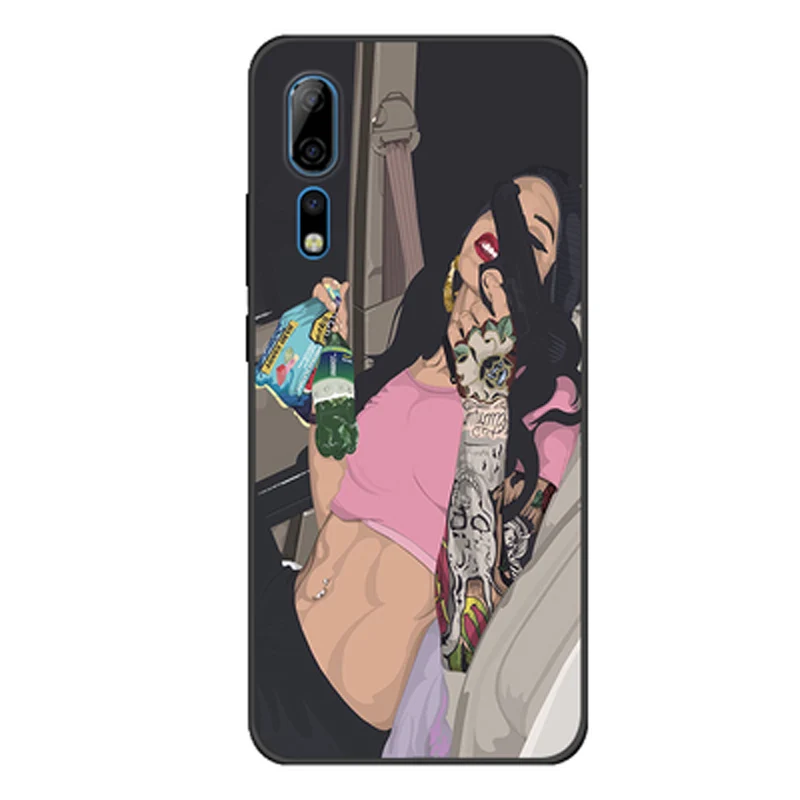 Для zte Axon 10 Pro Чехол Axon10 Pro beauty girl роскошный силиконовый мягкий ТПУ чехол Axon 10Pro чехол для zte A2020 Pro
