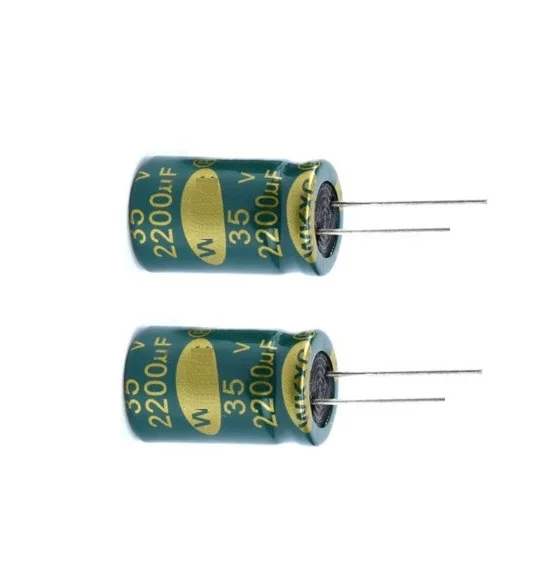 

10 pcs Electrolytic Capacitors High Frequency 35V 2200UF 16*25MM Aluminum Electrolytic Capacitor