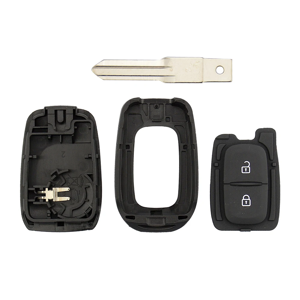 Okeytech 2 кнопки Замена дистанционного ключа чехол Брелок для Renault Scenic Master Megane Duster