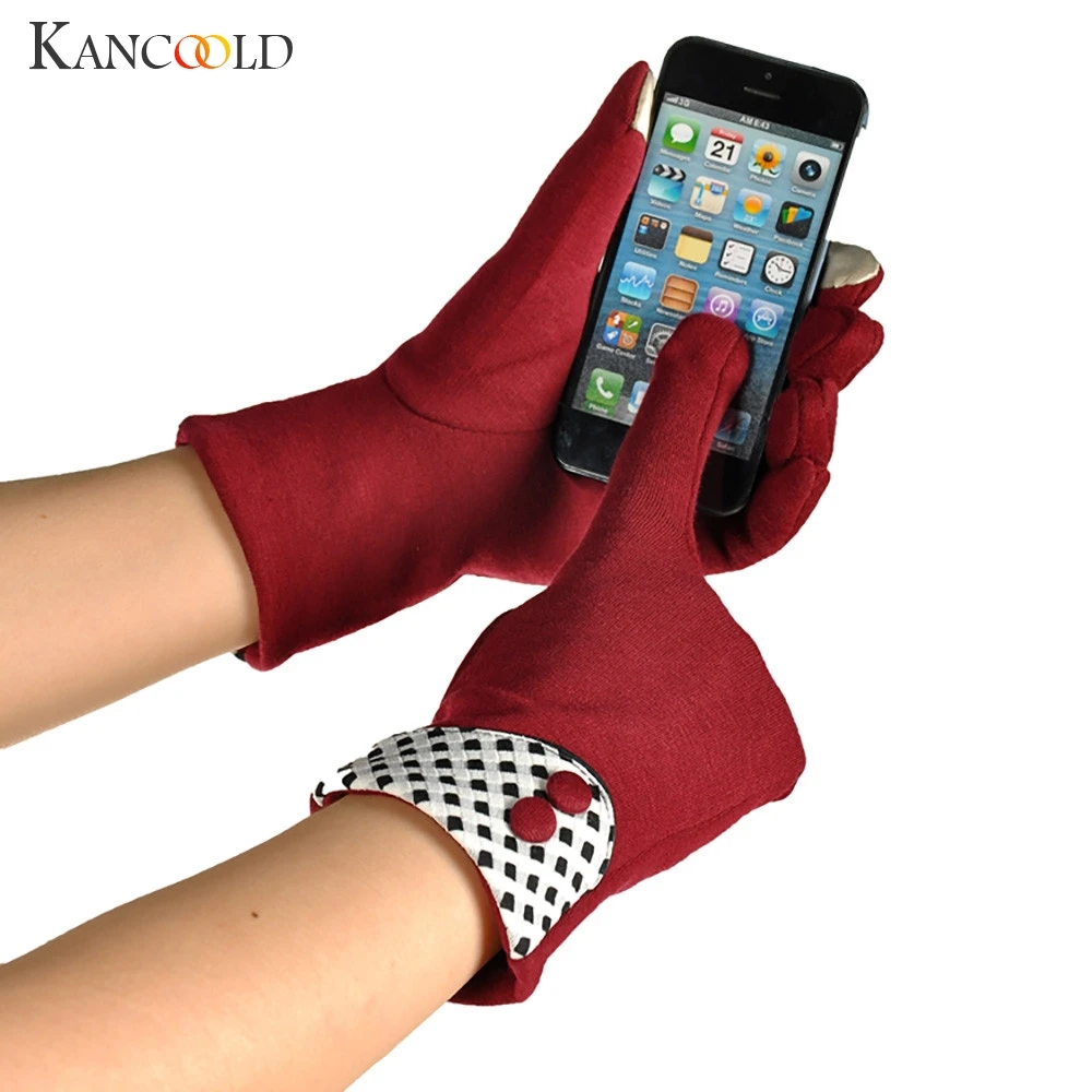 Женские перчатки kancoold модные зимние теплые лыжные ветрозащитные высокого
