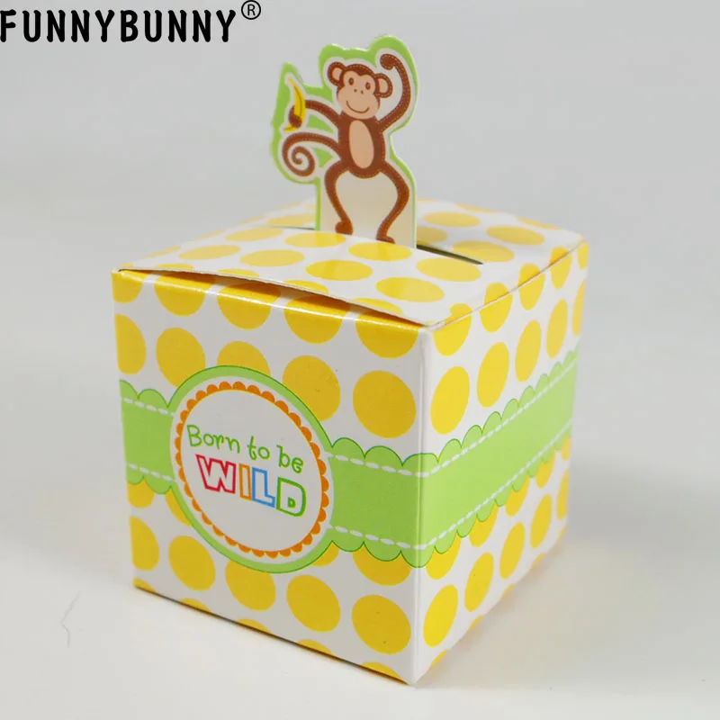 FUNNYBUNNY 24 шт дикие очаровательные джунгли сафари зоопарк тема детский душ пользу