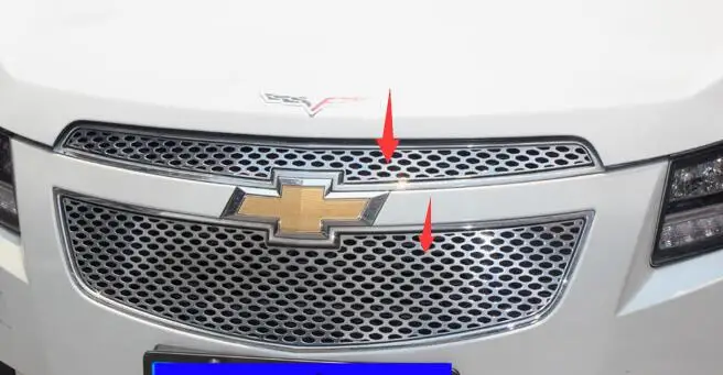 Высокое качество 304 Нержавеющая Передняя решетка автомобиля Гонки Грили Гриль