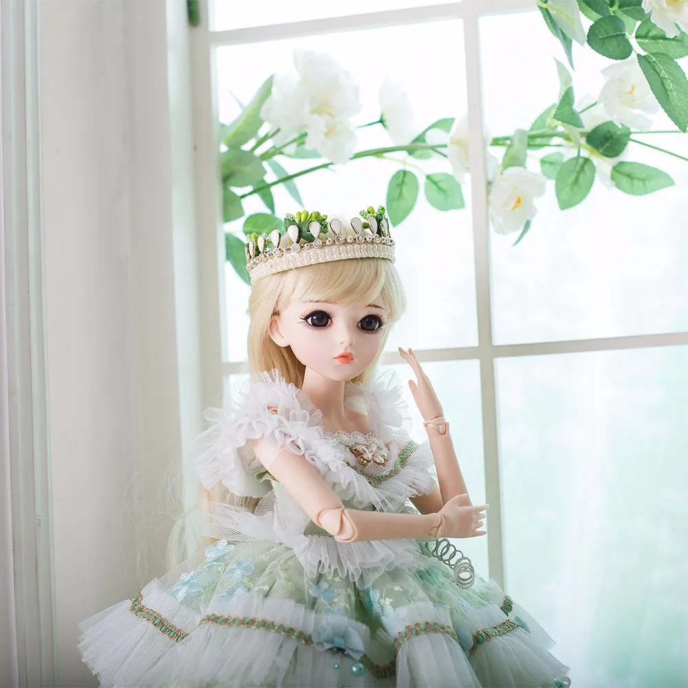 NPK 60 см BJD куклы 1/3 милые принцесса SD куклы с платьем парики обувь макияж Reborn кукла полный комплект для детей подарок