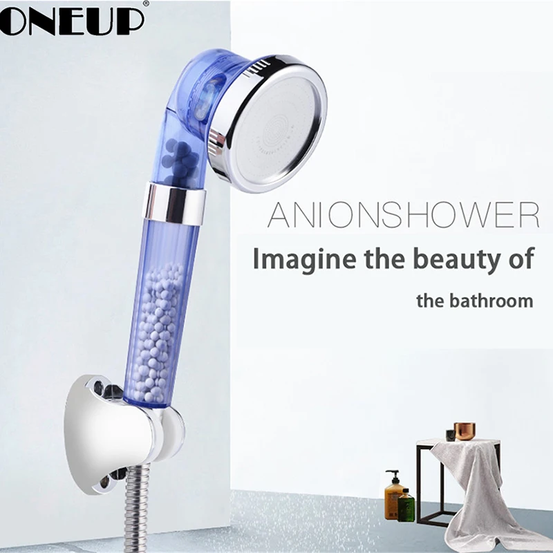 Смеситель для душа ONEUP Health регулируемая съемная насадка с отрицательными ионами