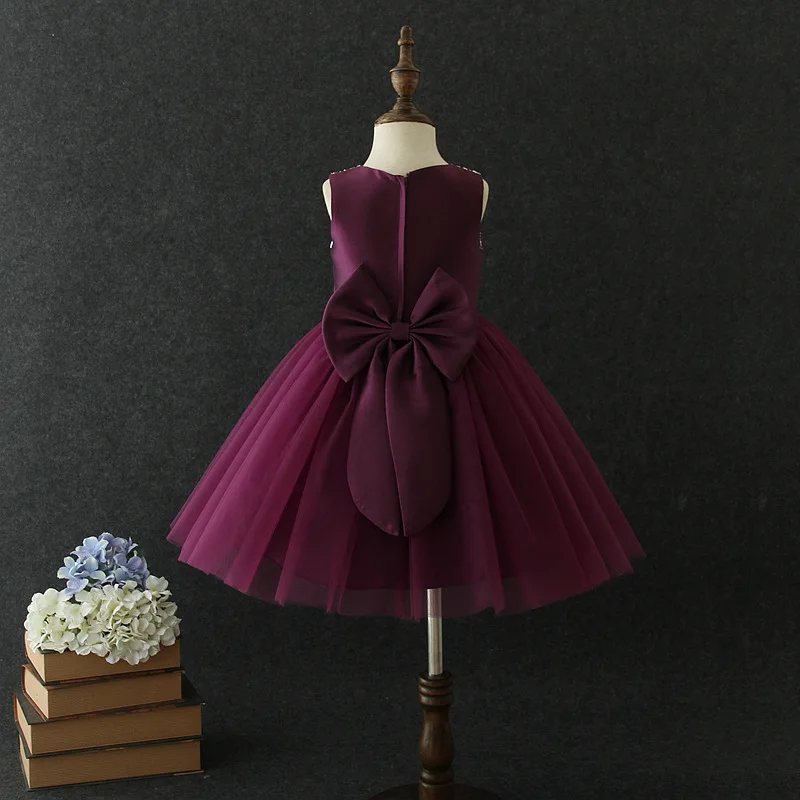 Платье-пачка для маленьких девочек элегантное кружевное платье с вышивкой