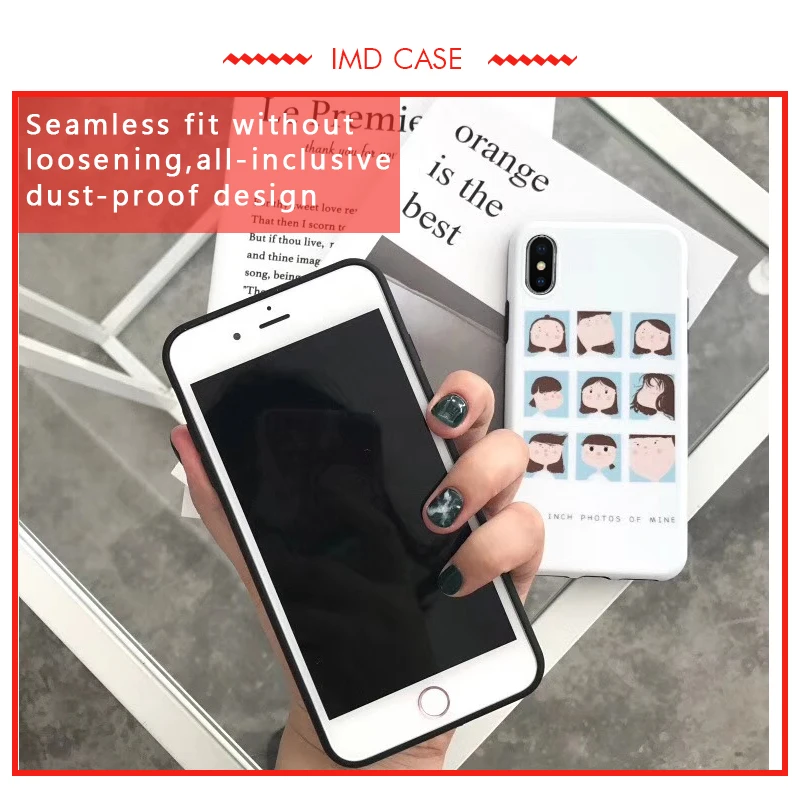 Yikola IMD Мягкий силиконовый чехол для телефона iPhone х противоударный Ultra Slim задняя