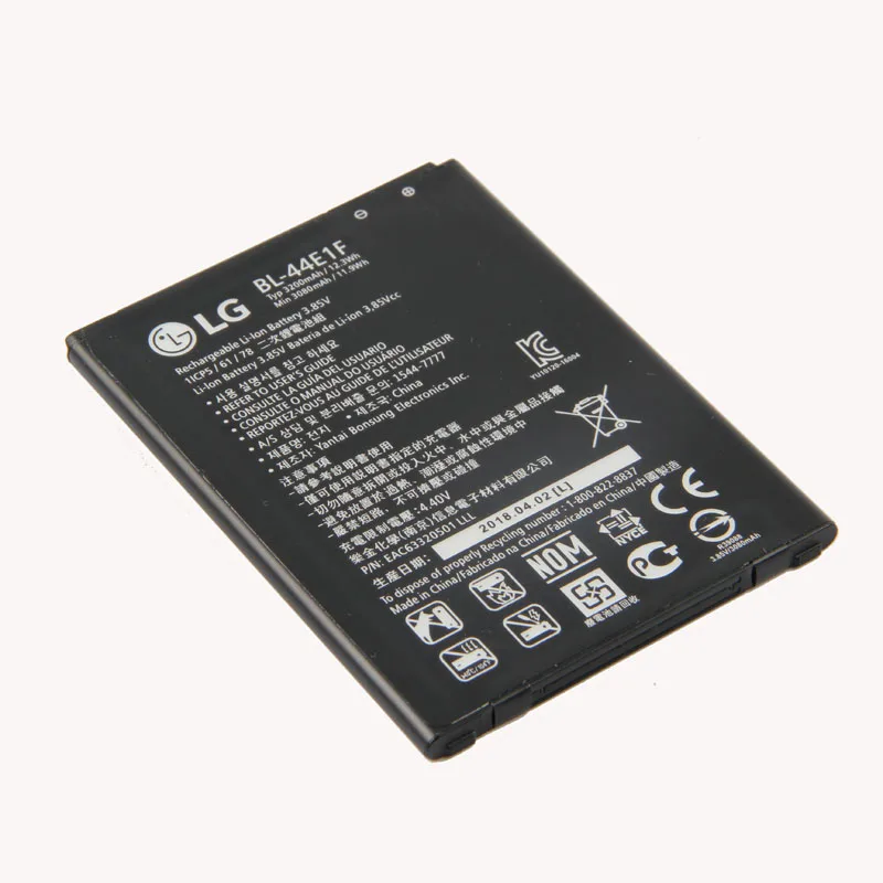 Оригинальный V20 телефон Батарея для LG H990DS H910 H918 VS995 US996 LS997 Stylus3 M400DY 3200 мА/ч