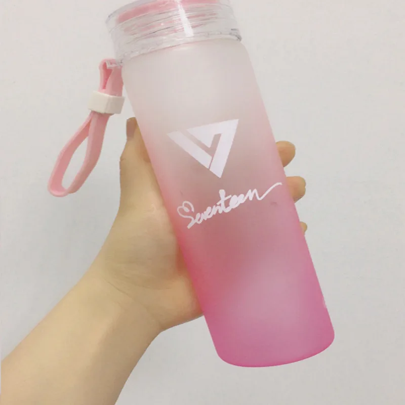 Новинка Kpop seventeen17 группа официальная тем же летом градиентная матовая стеклянная