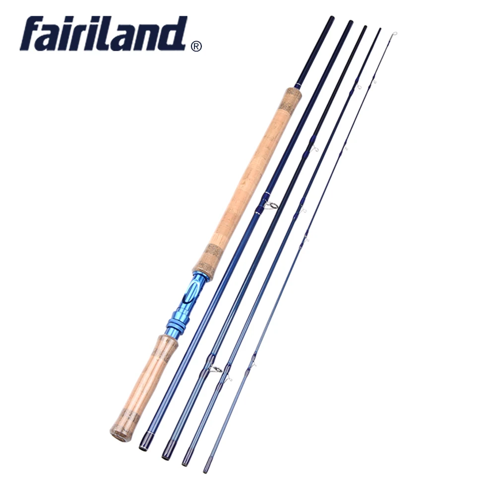 Рыболовная удочка Fairiland 5 секций 11. 2 фута/3 4 м 8/9 # полностью алюминиевая катушка