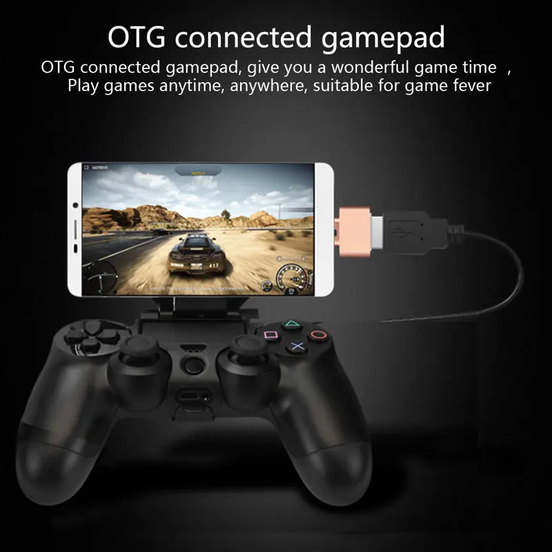 Адаптер Micro USB папа-USB 2 0 OTG мама конвертер для телефонов Samsung Xiaomi LG Huawei Android