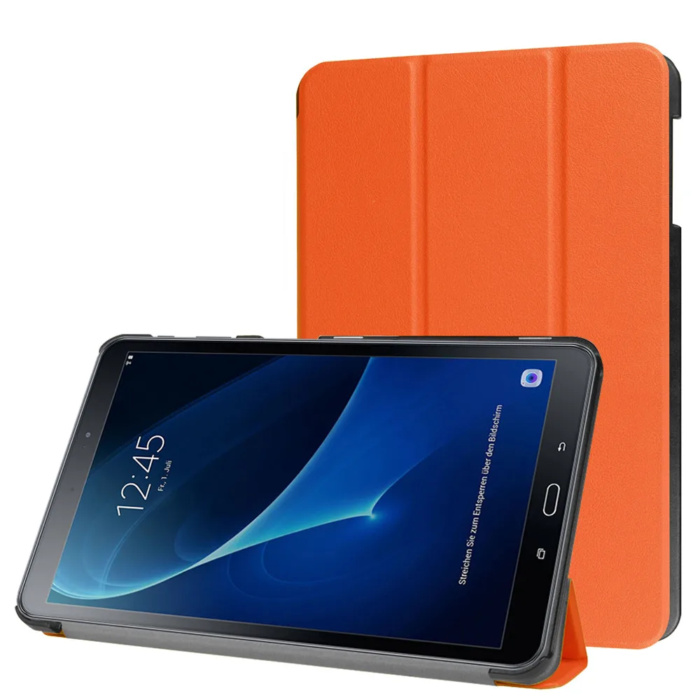 Складной кожаный чехол подставка для Samsung Galaxy Tab A 10 1 2016 T580N защитная оболочка