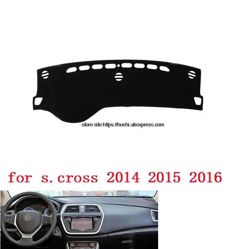 STPLRGECP двухслойный черный Коврик Для Сузуки S. cross S Dashmat ковер Приборная панель