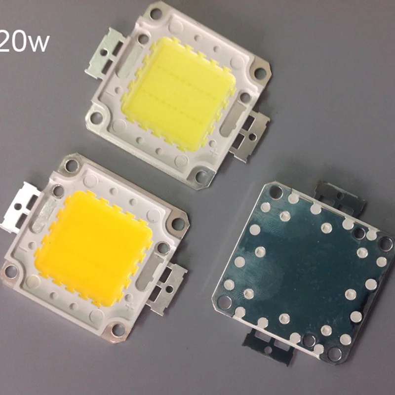Светодиодный чип COB 30 В 36 встроенный источник света Epistar 20 Вт 50 100 DC SMD для