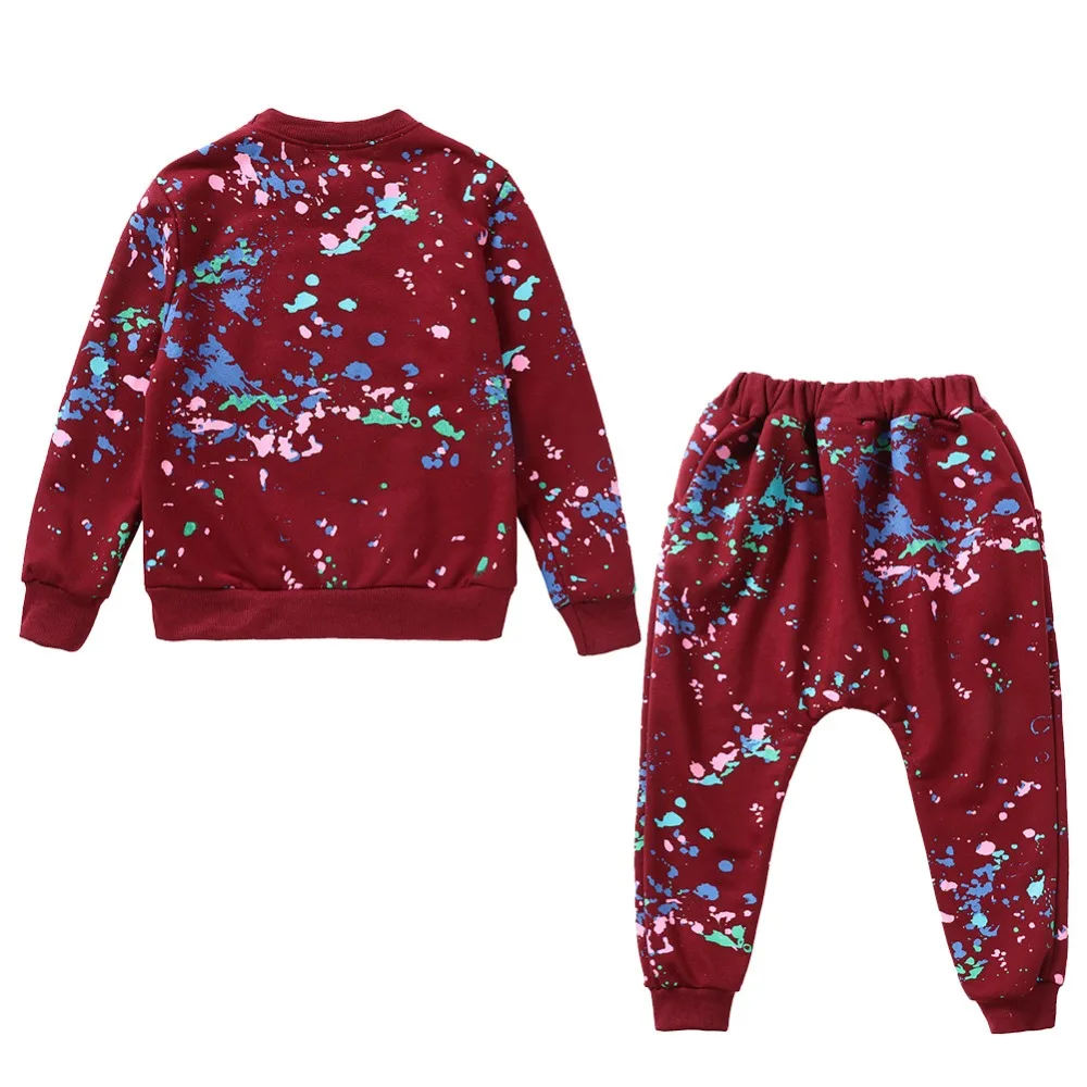Children Clothing Set Pajamas Sets Kids Girls T-shirt Pants Suit Newborn Baby Boys Clothes Suits Outfits unisex baby clothes | Детская