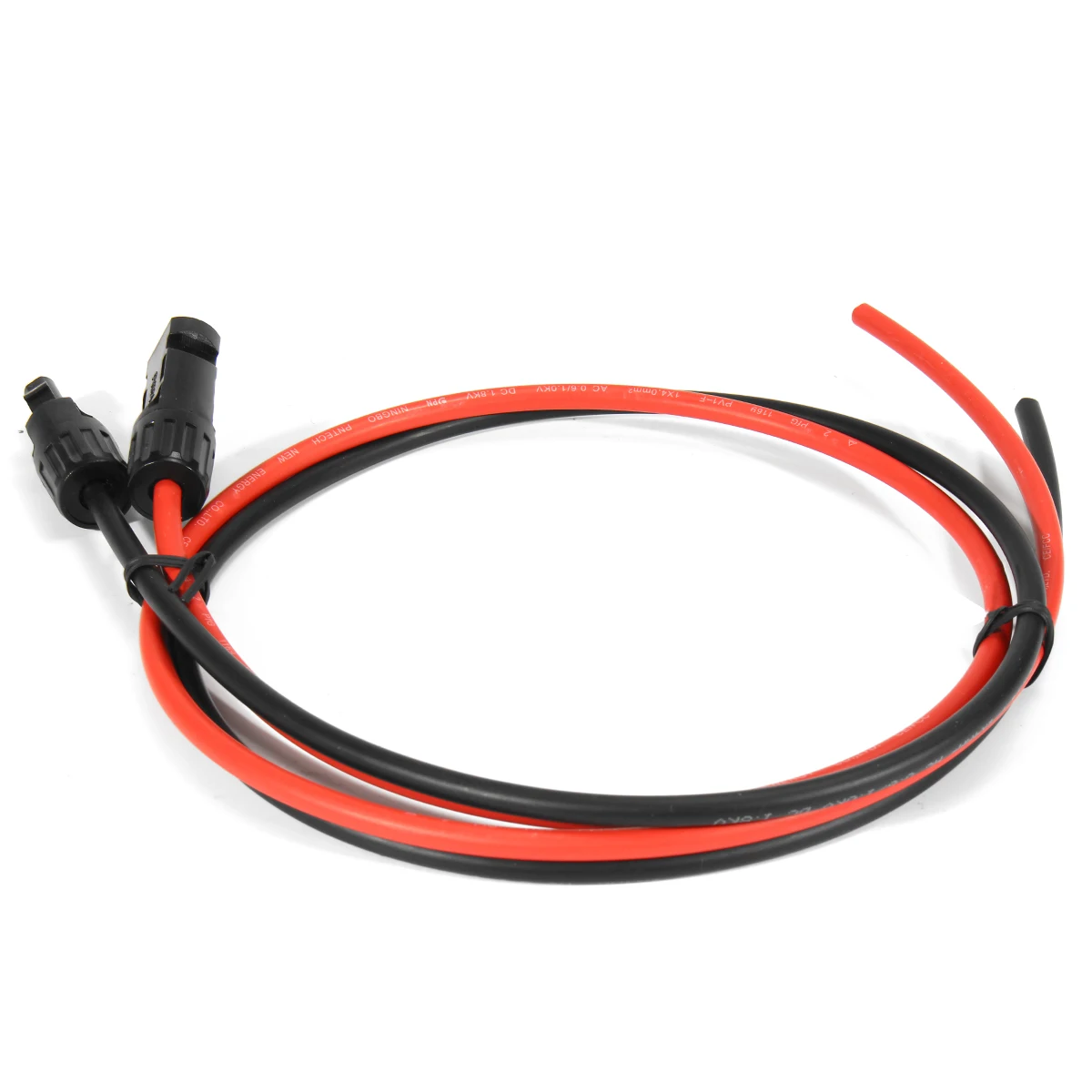 4 мм 12 AWG KINCO 1 пара удлинитель для панели солнечных батарей кабель медный провод черный и красный с MC4 разъем Солнечный PV кабель