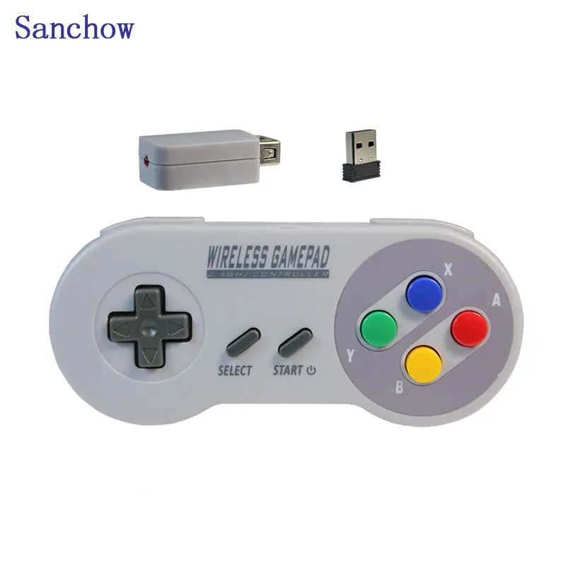 Беспроводные геймпады USB NES/SNES Super 2 4 GHZ Joypad игровой контроллер для nintendo Classic пульт