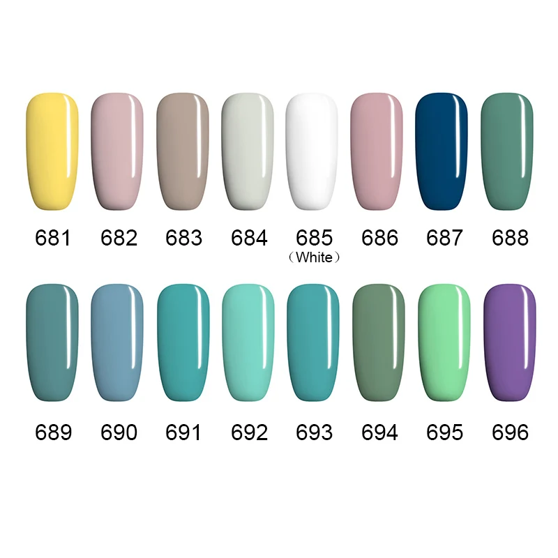 Set 6 UR SUGAR 16 бутылок Гель-лак для ногтей набор 7,5 мл летние цвета личная гигиена лак для маникюра дизайн ногтей Гель-лак - Цвет: Set 6