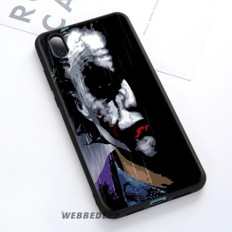 Мягкий чехол WEBBEDEPP The Dark Knight Joker для Huawei P30 P20 Pro P10 P9 Lite 2017 P Smart 2019 &amp Nova 3 3i Y9 |