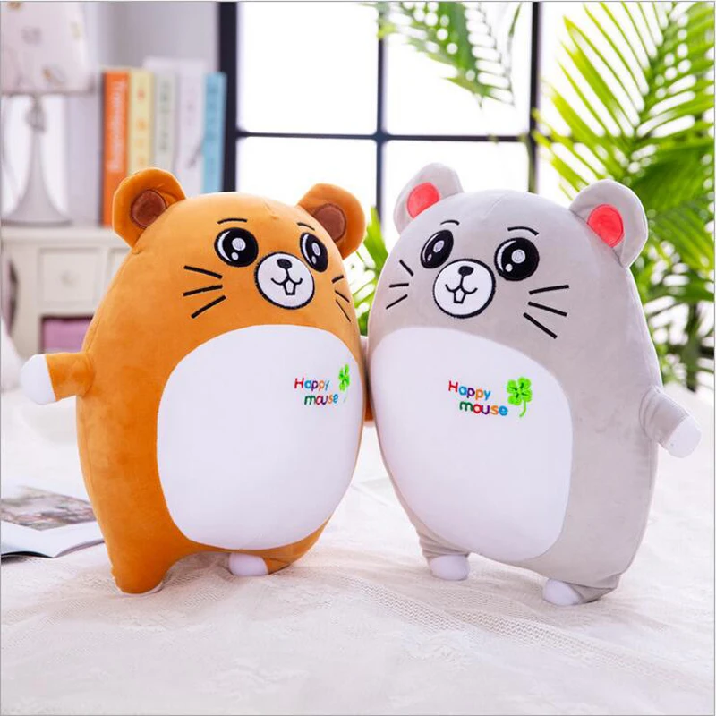 Креативная мультяшная Кукла Happy Mouse плюшевые игрушки плюшевая игрушка в виде