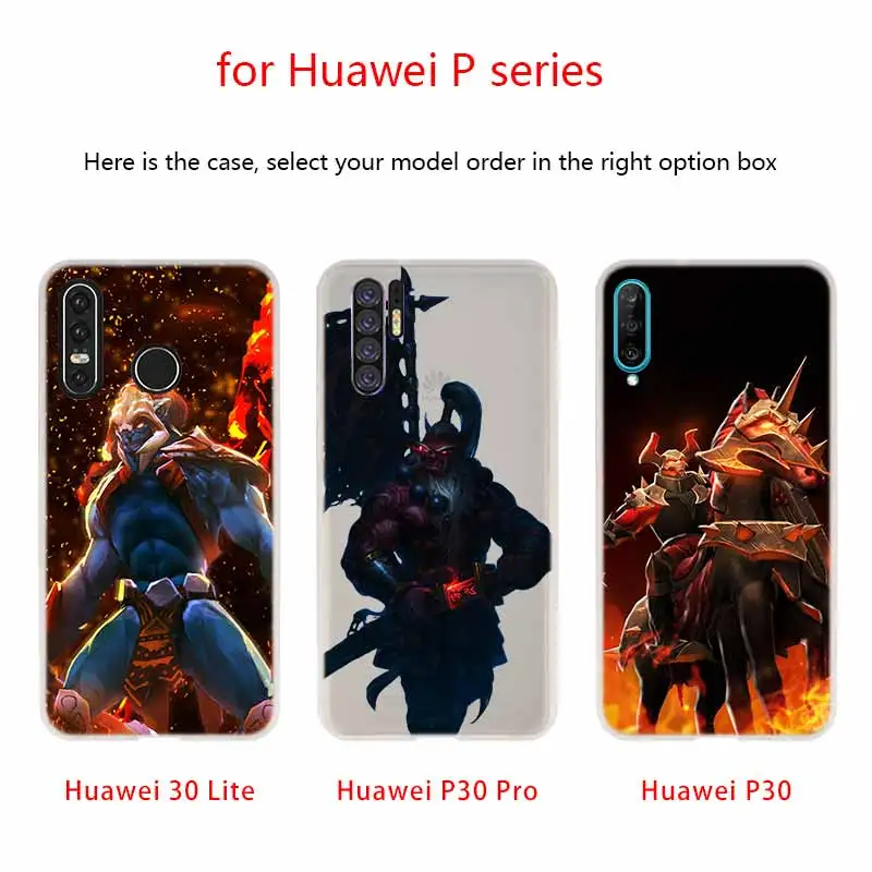Чехол для телефона Shadow Fiend Dota 2 Huawei P40 P9 P10 P20 P30 Lite чехлы Pro P Smart 2019 мягкий