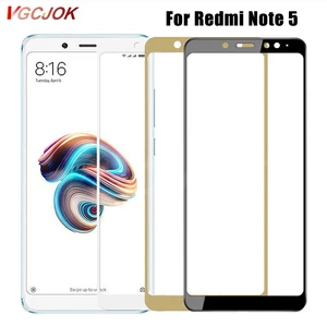 Защитное стекло VGCJOK для смартфона Xiaomi Redmi Note 55 Pro, твердость 9H, цвет рамки черныйбелыйзолотопрозрачный