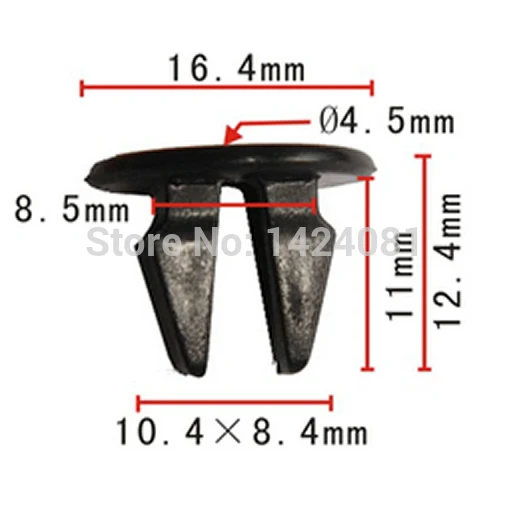 20x OEM для Hyundai Accent Elantra Sonata Tiburon 1995On 86848 22000 фартук крыла нейлоновая гайка M4.8 #10