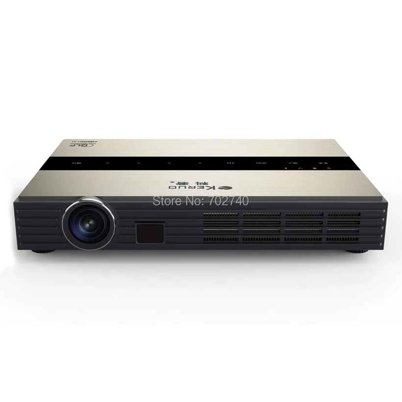 2017 Новый Металлический корпус DLP WiFi Высокая Яркость 7100 Люмен Android СВЕТОДИОДНЫЕ