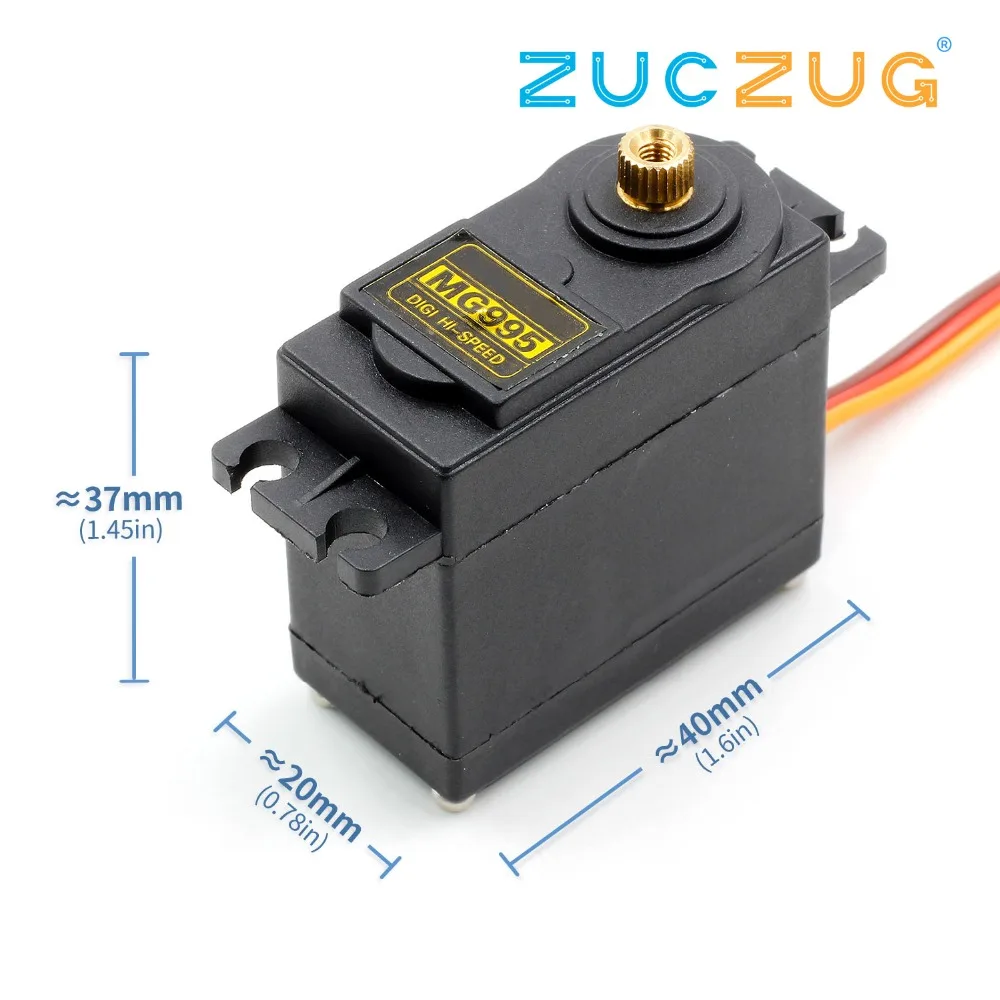 1 шт./лот MG995 55g servos цифровая металлическая Шестерня rc car robot Servo|Интегральные схемы|