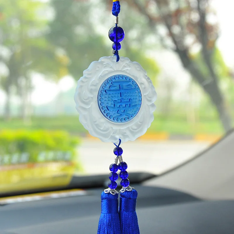 Автомобильный кулон ювелирный Кристальный символ мира автомобильные