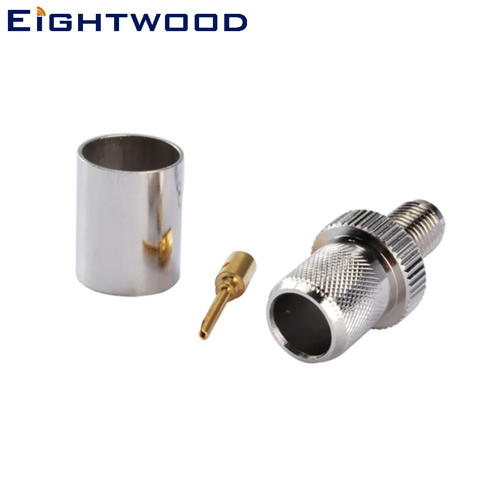 Eightwood 5 шт. SMA Jack женский радиочастотный коаксиальный соединитель Адаптер