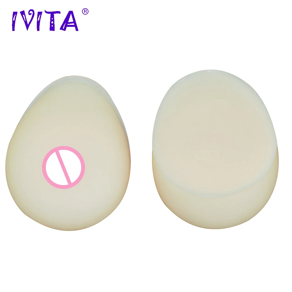 IVITA 3200 г/пара белый реалистичный силиконовый бюстгальтер для груди накладные