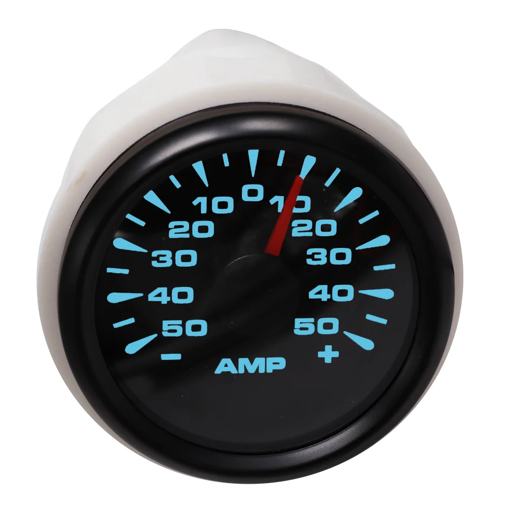 Универсальный 52 миллиметровый амперметр водонепроницаемый с 8 цветной