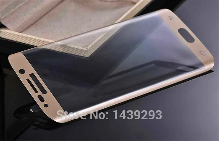 Цветное закаленное стекло с полным покрытием для Samsung S 6 Edge Защита экрана Galaxy S6 G9250