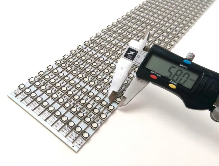 [Seven Neon] Бесплатная доставка DC24V 425*5 8 мм 35led/шт 5050 RGB SMD LED Жесткая жесткая полоса