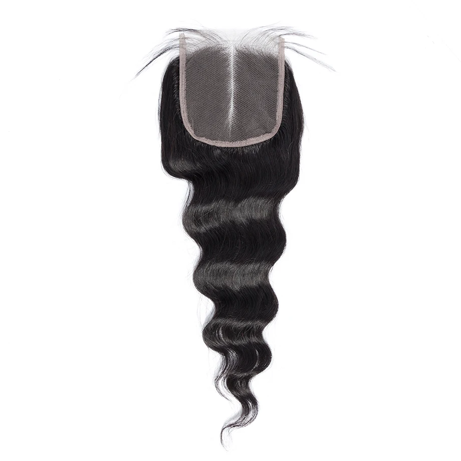 Piaoyi волосы свободные волнистые в наборе с закрытием Remy перуанские накладные